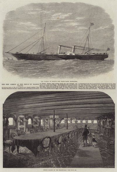 エジプトの新国家ヨット・マールセの総督 作： Edwin Weedon